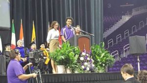 Michael Brown addresses K-State 