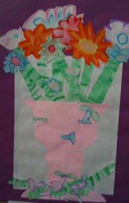 Silhouette Vase--2nd Grade