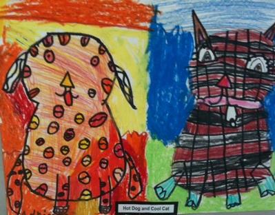 Hot Dog and Cool Cat--1st Grade