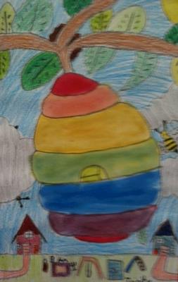 Beehive Color Wheel--2nd Grade